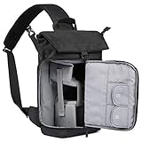 (バッグスマート) BAGSMART ドローン収納対応 カメラバッグ ボディバッグ 胸バッグ ショルダーバッグ カメラ ケース レインカバー