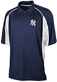ニューヨーク・ヤンキースマジェスティックメンズBirdseye Navy BlueポロシャツBig & Tallサイズ 5L