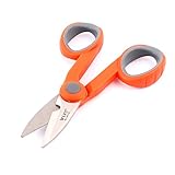 uxcell 光ファイバジャンパケーブルはさみ　多機能ケブラー用　FTTHピッグテール　メタル、プラスチック製