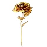 AIHOME 高品質 おしゃれ　きれい　手作り クリスマス　バレンタインデー　プレゼント　バラ 造花 結婚式 花束 花嫁 ウェディング ブーケ　豪華 フラワーガール ゴールド　一枚