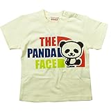 《初夏盛夏対応》 GARACH(ギャラッチ) 天竺THE PANDA FACE半袖Tシャツ 130cm/Iv NO.AH-1621301
