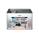 アサヒペン 水性ガレージカラー サンドホワイト 5L
