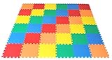 Wonder Mat Non-Toxic Non-Recycled Extra Thick Rainbow Foam Playmat