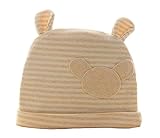 お出産祝い　ベビー小物　ギフト　帽子　キャップ　ハット　ベビー帽子　ビーニー帽子　新生児　綿の生地　柔らかい　快適　頭囲45cm以下　0-6ヶ月（ウサギのミミ）