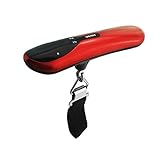 Hostweigh ラゲッジスケール デジタルはかり 旅行用はかり 吊りはかり スーツケース はかり 荷物計り デジタル 計量器 ラゲッジチェッカー ハンギングスケール 重量チェック 風袋引き機能付 