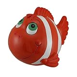 オレンジとホワイトFunny Clown Fish Coin Bank