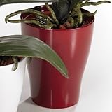 シューリッヒ　鉢カバー　608 ＤＡＲＫ　ＲＥＤ 3号鉢用　深紅