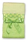 Bearington Baby Collection-Silky Soft Crib Blanket (Lime) by Bearington [並行輸入品]