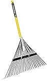 MintCraft Pro 34248 Steel Leaf Rake 26 with Fiber Glass Handle by Mintcraft