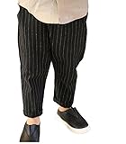 Plus Nao(プラスナオ) 子供用 ロングパンツ テーパードパンツ 長ズボン ストライプ カジュアルパンツ ボトムス 男の子 女の子 ベビー キッズ ジュニア 80 90 100 110 120 
