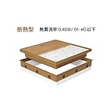 HP57052 直送 高気密型床下点検口（断熱型）　６００×６００　フローリング合わせタイプ　色アイボリー
