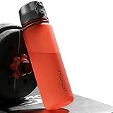 水筒 ポータブ スポーツウ 350ml 500ml 650ml 800ml 1000ml ォーター ボトル プラスチックウ ォーターボトル 大人 子ども アウトドア スポーツ 登山用 キャンプ ランニング ジム サイクリング（red-350ML）