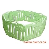 ベビーサークル Good Babyroom グッドベビールーム パステルカラー 8枚パネル (グリーンワンカラー)