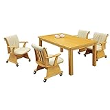 ダイニングこたつ ハイタイプこたつ 4人用コタツ 5点セット NA