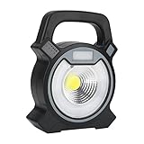Yosoo LED作業灯 LED投光器 フラッドライト COB LED光源 ワークライト USB充電式 アウトドア応急ライト 軽量 超高輝度 屋外 照明 緊急対応 夜間作業 旅行(グレー)