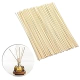 LIANHATA 100本 リードディフューザー用 ラタンスティック 3mm*23cm ルームフレグランス アロマリード 詰め替え用 リフィル リードスティック 芳香ディフューザバー リビング 洗面所 寝室 オフィス用 (ブラック100本)
