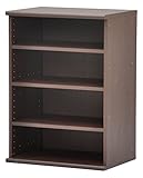 エイ・アイ・エス (AIS) オープンラック エシカ 幅60cm 高さ81.9cm ダークブラウン ESK-9060