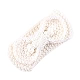 Novolix Baby Hair Band Elastic Knitted Headbands Soft Crochet Band Cute Big Bowknot Knotted Head Wra