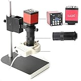 zmart 顕微鏡 HD 13MP 60F / S HDMI VGA 工業用 Camera + 130X Cマウントレンズ 1080P 産業用 ビデオ カメラ