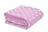 Little Starter Plush Toddler Blanket, Pink Dot by Little Starter
