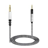 Tiandirenhe 交換用ケーブル ゼンハイザー HD598 HD558 HD518 HD 598 ヘッドホン イヤホン ヘッドセット 3.5mm - 2.5mm ステレオバス 1.8m オーディオケーブル (Hd598)