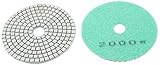 DealMux 0,64 POUCESトゥルディア2000グリットパッドデpolissageデdiamants、ヴェール、2つの小品