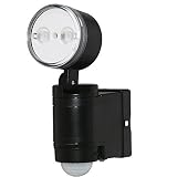 アイリスオーヤマ センサーライト LED ソーラー式 SSL-4SS ブラック