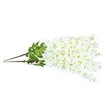 Lovoski 結婚式　部屋　ホーム　パーティー　インテリア　装飾　バンチ造花　ぶら下げ　人工植物　ハンギング植物　ホワイト