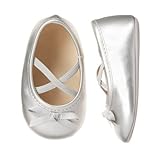 GYMBOREE(ジンボリー) バレエ クリブ シューズ シルバー シューズ 11cm【並行輸入】
