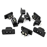 uxcell 電源入力ソケット インレットソケットヒューズ　AC 250V 10A IEC320 C8　10個入