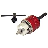 SK11 六角軸 ドリルチャック 10mm メタリックレッド SDCK-02NR