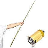 【手品グッズ】110cm アピアリングケーン 金属製 鉄砲棒 伸縮棒 マジック ステッキ 舞台マジック道具 (金色)