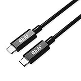 Club 3D USB4 Gen3x2 Type C 双方向 ケーブル ビデオ 8K60Hz データ 40Gbps PD 240W(48V/5A) EPR オス/オス 2m (CAC-1578)