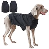 IECOii 犬 セーター 暖かい 犬服 秋冬 伸縮性 柔らかい ニット 防寒着 部屋着 誕生日 聖夜 新年 トイプードルチワワ フレブル 保温服 ペットウェア 小型犬 レッド L