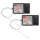 Globact Flysky FS-GR3E AFHDS 長距離2.4G 3CH レシーバー FS-GT2 FS-GT2B FS-GT3B FS-GT3C FZ-IT4S トランスミッター RC カーボート (2個)