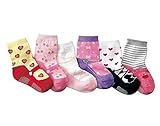 StylesILove Princess Baby Girlソフトコットンノンスリップソックス6ペア