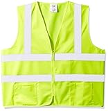 TR Industrial TR88003-5PK OSHA Class 2 Zipper Knitted Safety Vest (5 Pack) XX-Large Neon Yellow [並行輸