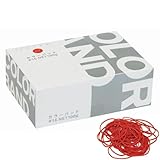 オーバンド 輪ゴム カラーバンド 100g 箱 #16 レッド 赤色 一般的な 標準サイズ GGK-100-RD 共和 カラフルな色つきワゴム カラー