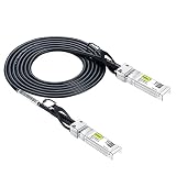 10Gtek 2本入り 10G SFP+ ケーブル, SFP+ DAC Twinaxケーブル, Cisco SFP-H10GB-CU2M、 Meraki、Ubiquiti UniFi、Mikrotik、Intel、Fortinet、 Netgear、Arista、D-Link、Supermicro、TP-Linkなど互換, 2m