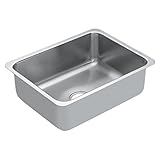 Moen G18191 1800 Series 18 Gauge Single Bowl Undermount Sink, Stainless Steel by Moen
