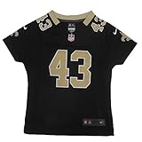 Girls No Saints Sproles # 43 Athletic Short Sleeve Jerseyブラック S ブラック