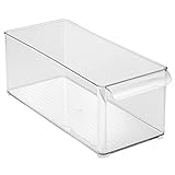High Quality Refrigerator and Freezer Storage Organizer Bin for Kitchen, 6 x 6 x 14.5, Clear
