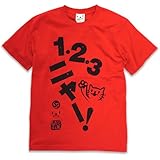 [スコーピー] ネコ好き のための 猫柄 Tシャツ 123ニャー！ レッド
