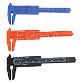 新しい1pcミニプラスチック定規スライディング80 mmノギスゲージメジャーツールw15