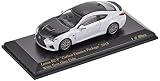 ヒコセブン CARNEL 1/64 レクサス RC F Carbon Exterior Package 2018 White Nova Glass Flake 完成品 CN640032