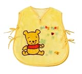 Disney baby あったかアクリルマイヤーベスト ベビープー ラッキークローバー クリーム SLW-3831