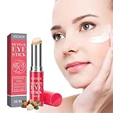 Retinol Eye Cream Stick, Retinol Eye Stick, Retinol Eye Cream for Dark Circles and Puffiness,Eye Brightener Stick,Eye Cream for Wrinkles,Brightening Eye Balm Reduces Fine Lines and Dark Circles