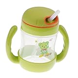 Baosity 全３色　赤ちゃん　瓶　カップ　便利　飲み物ボトル - スタイル1 - グリーン