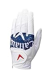 キャロウェイ(Callaway) グローブ GRAPHIC LH WHT/BLU 24 25 (24cm 左手着用【右利き用】) ホワイト/ブルー メンズ