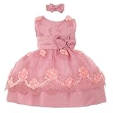 Shanil DRESS ベビー・ガールズ カラー: ピンク